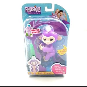 Fingerlings Baby Monkey Mia Purple Original